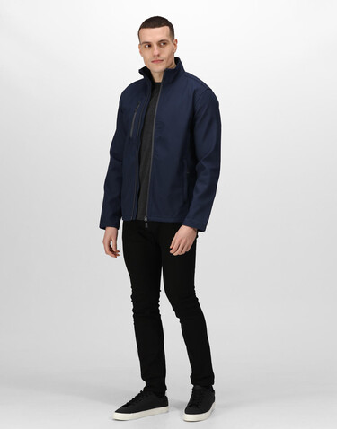 Regatta Honestly Made Recycled Softshell Jacket, Navy, L bedrucken, Art.-Nr. 893172005