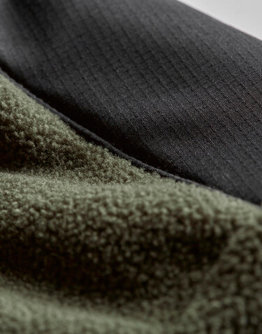 Tee Jays Mountain Fleece, Clay/Black, 3XL bedrucken, Art.-Nr. 899547508