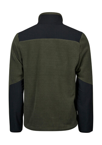 Tee Jays Mountain Fleece, Clay/Black, 3XL bedrucken, Art.-Nr. 899547508