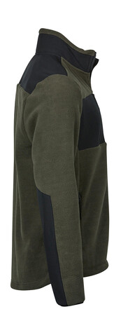 Tee Jays Mountain Fleece, Deep Green/Black, XS bedrucken, Art.-Nr. 899545512