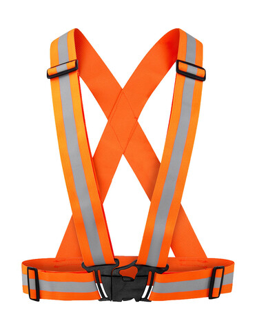 Korntex Reflective Body Belt Prague, Orange, One Size bedrucken, Art.-Nr. 900134100