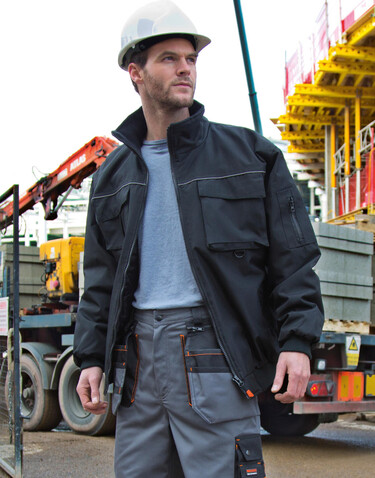 Result Work-Guard Sabre Pilot Jacket, Navy, 4XL bedrucken, Art.-Nr. 900332009