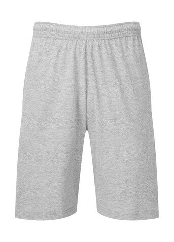 Fruit of the Loom Iconic 195 Jersey Shorts, Heather Grey, S bedrucken, Art.-Nr. 901011233