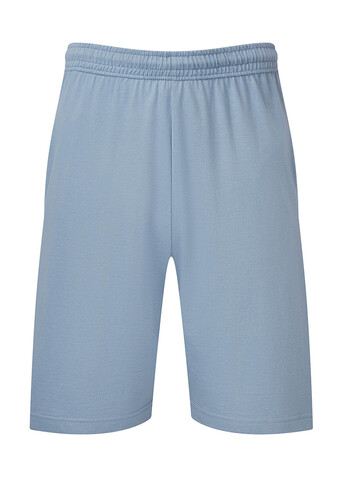 Fruit of the Loom Iconic 195 Jersey Shorts, Mineral Blue, XL bedrucken, Art.-Nr. 901013296