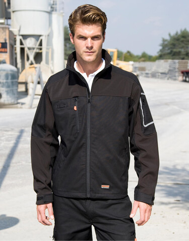 Result Work-Guard Sabre Stretch Jacket, Black, 4XL bedrucken, Art.-Nr. 902331019