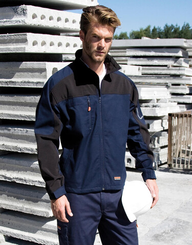 Result Work-Guard Sabre Stretch Jacket, Navy/Black, XS bedrucken, Art.-Nr. 902332402