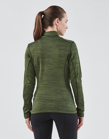 StormTech Women`s Base Thermal 1/4 Zip, Earth Green, M bedrucken, Art.-Nr. 904185064