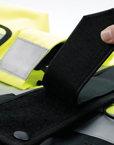 Korntex Zipper Patch, Yellow, One Size bedrucken, Art.-Nr. 906136000