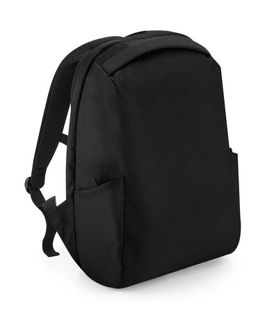 Quadra Project Recycled Security Backpack Lite, Black, One Size bedrucken, Art.-Nr. 907301010