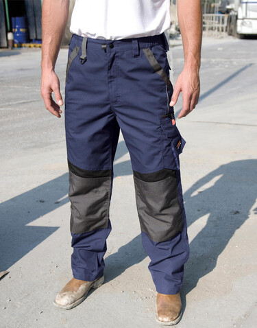 Result Work-Guard Technical Trouser, Grey/Black, 3XL bedrucken, Art.-Nr. 910331487