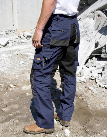 Result Work-Guard Technical Trouser, Grey/Black, XS bedrucken, Art.-Nr. 910331481