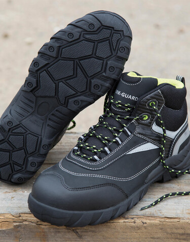 Result Blackwatch Safety Boot, Black/Silver, 9 (43) bedrucken, Art.-Nr. 914331983