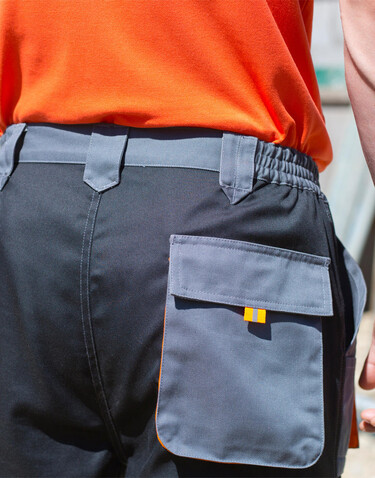 Result LITE Trouser, Black/Grey/Orange, L bedrucken, Art.-Nr. 918331974