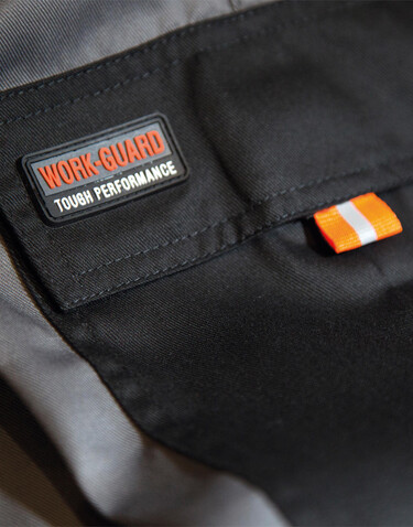 Result LITE Trouser, Black/Grey/Orange, 5XL bedrucken, Art.-Nr. 918331979