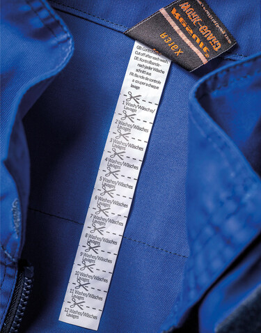 Result LITE Coverall, Royal/Navy/Orange, XL bedrucken, Art.-Nr. 921333885