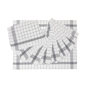 SG ACCESSORIES - BISTRO Dishcloth MILAN (10-Pack), White/Blue, One Size bedrucken, Art.-Nr. 922590530 SG ACCESSORIES - BISTRO Dishcloth MILAN (10-Pack), White/Blue, One Size bedrucken, Art.-Nr. 922590530