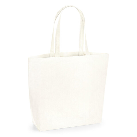 Westford Mill Organic Natural Dyed Maxi Bag for Life, Sea Salt, One Size bedrucken, Art.-Nr. 923280030