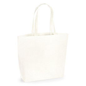 Westford Mill Organic Natural Dyed Maxi Bag for Life, Sea Salt, One Size bedrucken, Art.-Nr. 923280030