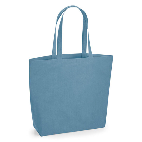 Westford Mill Organic Natural Dyed Maxi Bag for Life, Indigo Blue, One Size bedrucken, Art.-Nr. 923283180