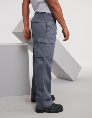 Russell Europe Twill Workwear Trousers length 32, Convoy Grey, 46&quot; (117cm) bedrucken, Art.-Nr. 932001270