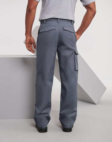 Russell Europe Twill Workwear Trousers length 32, Convoy Grey, 46&quot; (117cm) bedrucken, Art.-Nr. 932001270