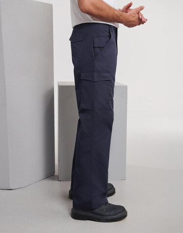 Russell Europe Twill Workwear Trousers length 34, Black, 46&quot; (117cm) bedrucken, Art.-Nr. 934001010