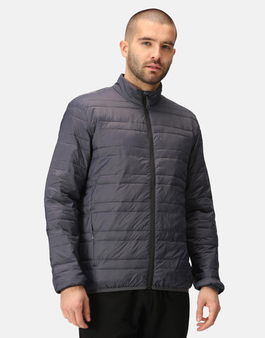 Regatta Firedown Down-Touch Jacket, Seal Grey/Black, S bedrucken, Art.-Nr. 934171583