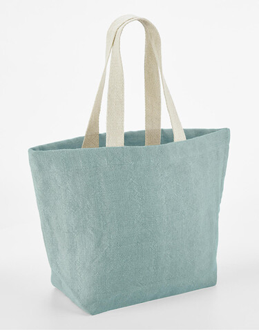 Westford Mill Soft Washed Jute Beach Bag, Blossom, One Size bedrucken, Art.-Nr. 936284230