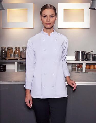 Karlowsky Chef Jacket Basic Unisex, White, 5XL bedrucken, Art.-Nr. 936670000