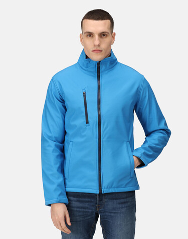 Regatta Ablaze 3 Layer Softshell Jacket, French Blue/Navy, 3XL bedrucken, Art.-Nr. 937173608