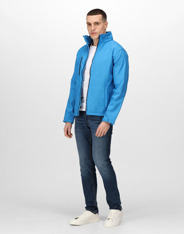 Regatta Ablaze 3 Layer Softshell Jacket, French Blue/Navy, 3XL bedrucken, Art.-Nr. 937173608