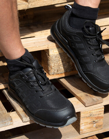 Result All Black Safety Trainer, Black, 10 (44) bedrucken, Art.-Nr. 937331017