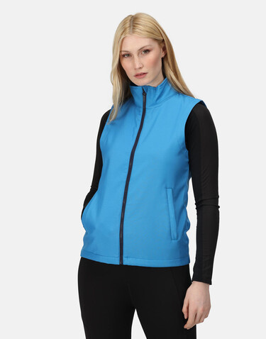 Regatta Women`s Ablaze Printable Softshell Bodywarmer, Navy/French Blue, 12 (38) bedrucken, Art.-Nr. 939172604