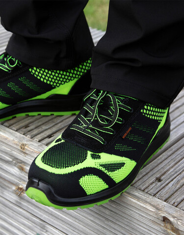 Result Hicks Safety Trainer, Neon Green/Black, 12 (46) bedrucken, Art.-Nr. 939335698