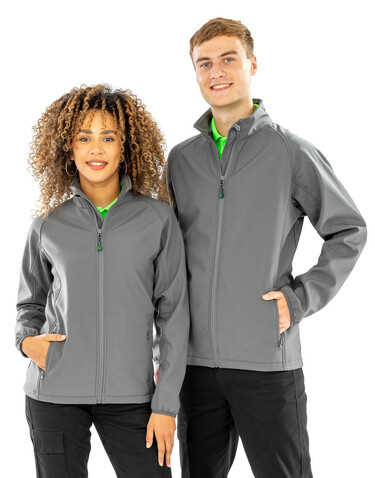 Result Women`s Recycled 2-Layer Printable Softshell Jkt, Black, XS bedrucken, Art.-Nr. 960331012