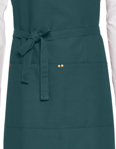SG ACCESSORIES - BISTRO PROVENCE - Eyelet Bib Apron with Pocket, Navy, One Size bedrucken, Art.-Nr. 963592000