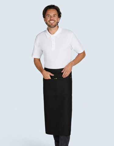 SG ACCESSORIES - BISTRO PROVENCE - Bistro Apron with Pocket, Natural, One Size bedrucken, Art.-Nr. 964590080
