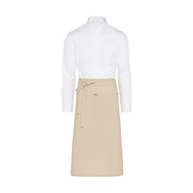 SG ACCESSORIES - BISTRO PROVENCE - Bistro Apron with Pocket, Natural, One Size bedrucken, Art.-Nr. 964590080