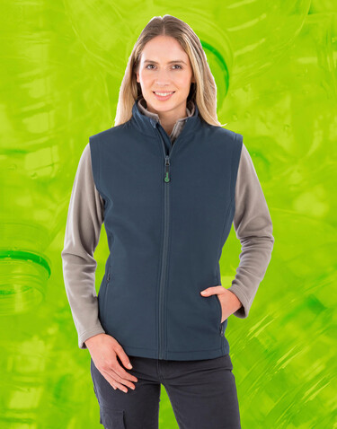 Result Women`s Recycled 2-Layer Printable Softshell B/W, Royal, L bedrucken, Art.-Nr. 965333005