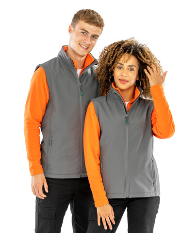 Result Women`s Recycled 2-Layer Printable Softshell B/W, Royal, L bedrucken, Art.-Nr. 965333005
