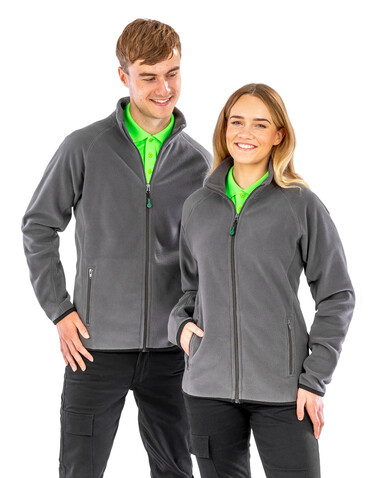 Result Recycled Fleece Polarthermic Jacket, Black, XS bedrucken, Art.-Nr. 966331012