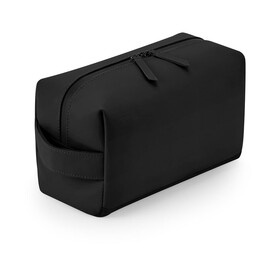 Bag Base Matte PU Toiletry/Accessory Case, Black, One Size bedrucken, Art.-Nr. 976291010