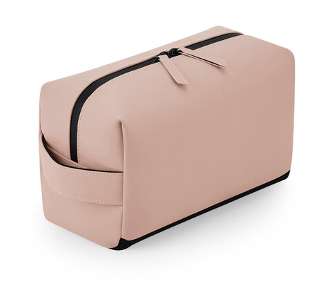 Bag Base Matte PU Toiletry/Accessory Case, Nude Pink, One Size bedrucken, Art.-Nr. 976297100