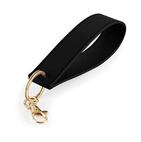 Bag Base Boutique Wristlet Keyring, Black, One Size bedrucken, Art.-Nr. 980291010
