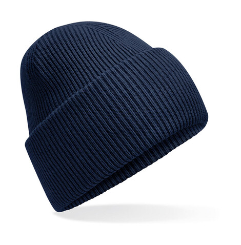 Beechfield Classic Engineered Deep Cuffed Beanie, French Navy, One Size bedrucken, Art.-Nr. 990692010