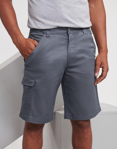 Russell Europe Twill Workwear Shorts, French Navy, 44&quot; (111cm) bedrucken, Art.-Nr. 991002019