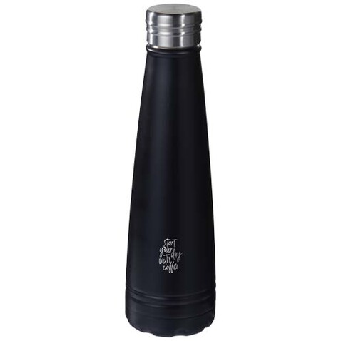 Duke 500 ml Kupfer-Vakuum Isolierflasche, schwarz bedrucken, Art.-Nr. 10046100