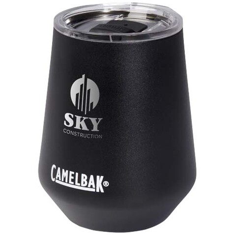 CamelBak® Horizon vakuumisolierter Weinbecher, 350 ml, schwarz bedrucken, Art.-Nr. 10075090
