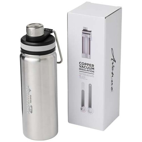 Gessi 590 ml Kupfer-Vakuum Isolierflasche, silber bedrucken, Art.-Nr. 10064418