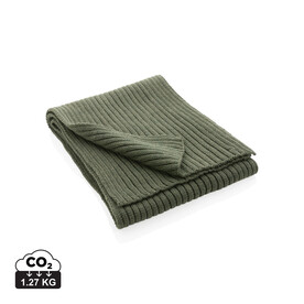 Impact AWARE™ Polylana® Strickschal 180x25cm grün bedrucken, Art.-Nr. P453.447